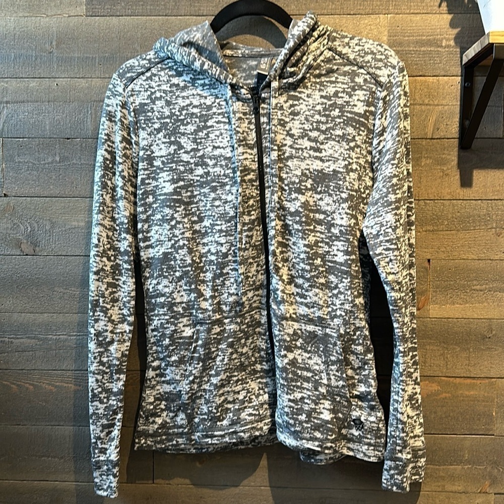 Mountain HardWear hooded zip up pocketed sweatshirt size small